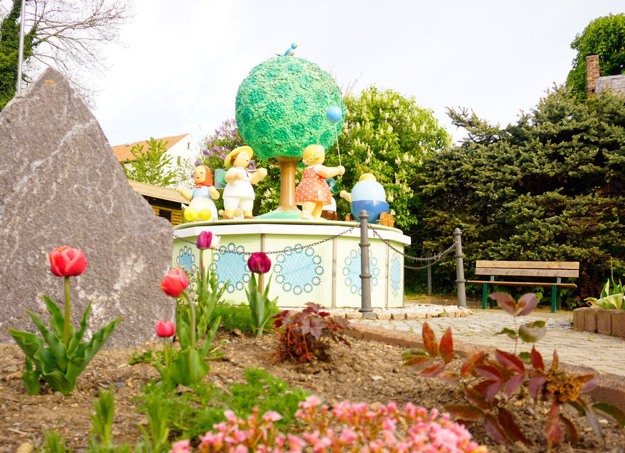 Freilandspieldose von Wendt & Kühn im Frühling